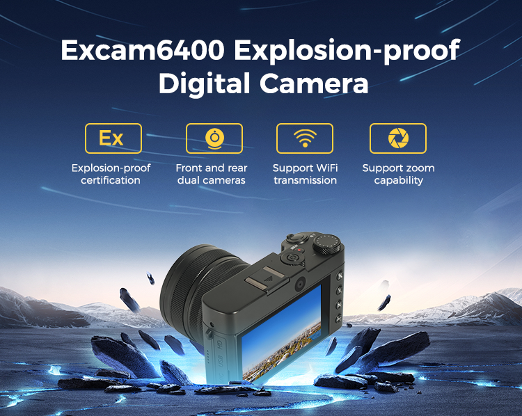 Excam6400 Explosion Proof Handheld Digital Camera
