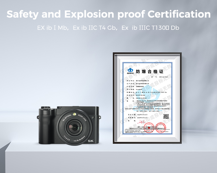 Excam6400 Explosion Proof Handheld Digital Camera