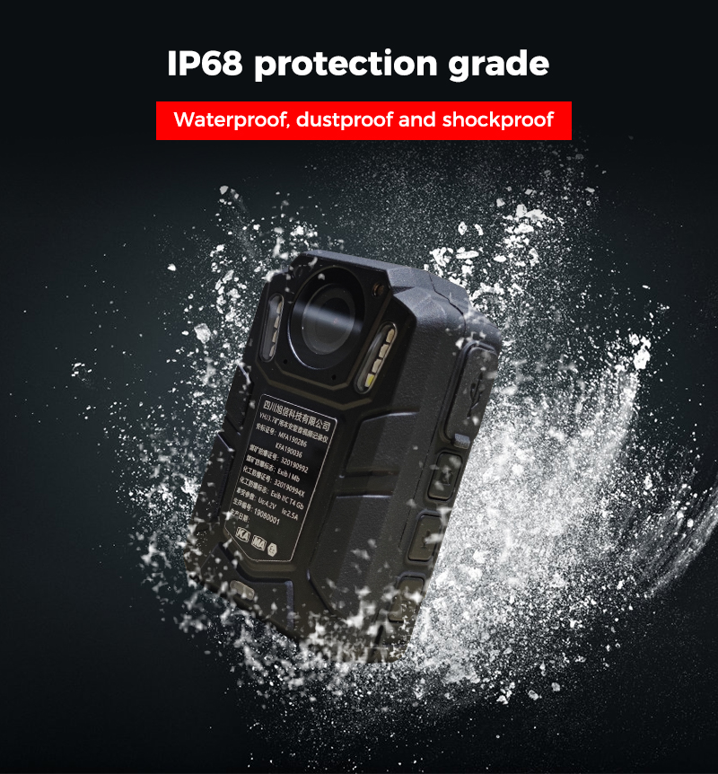 IP68 Waterproof Explosion Proof Body Camera