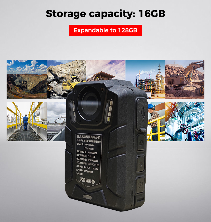 IP68 Waterproof Explosion Proof Body Camera