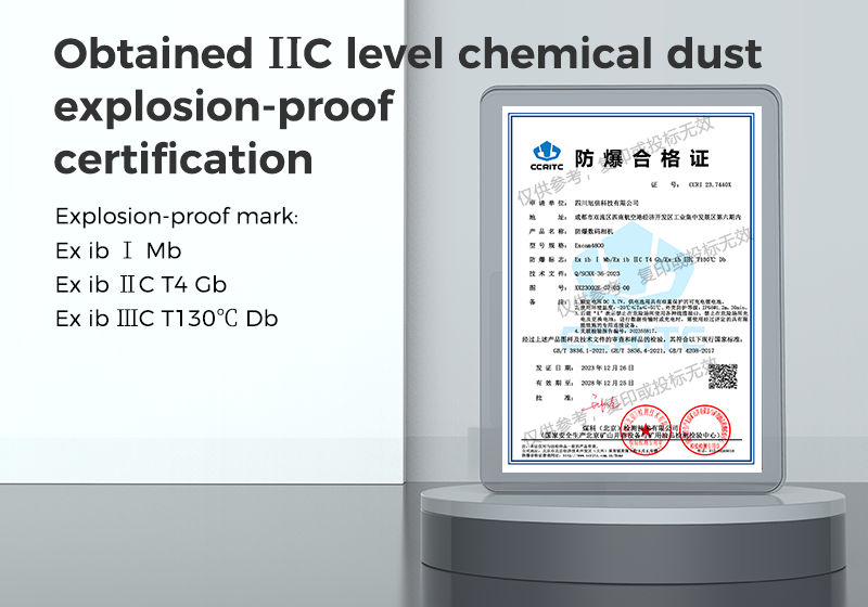 Excam4800 Explosion Proof Digital Camera