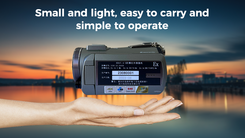 KBA7.4-S Intrinsically Safe Digital Camera